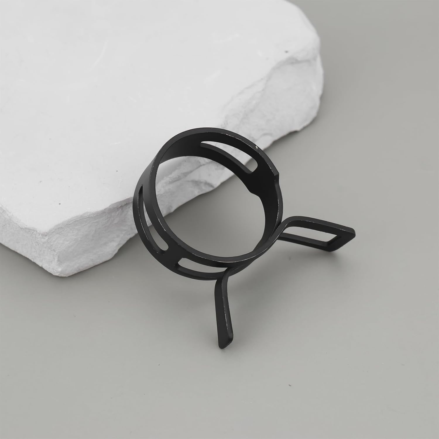 Emagtech 10Pcs 25Mm Hose Clamp Spring Strap for Hose 25X12X1.2Mm Black image number 6