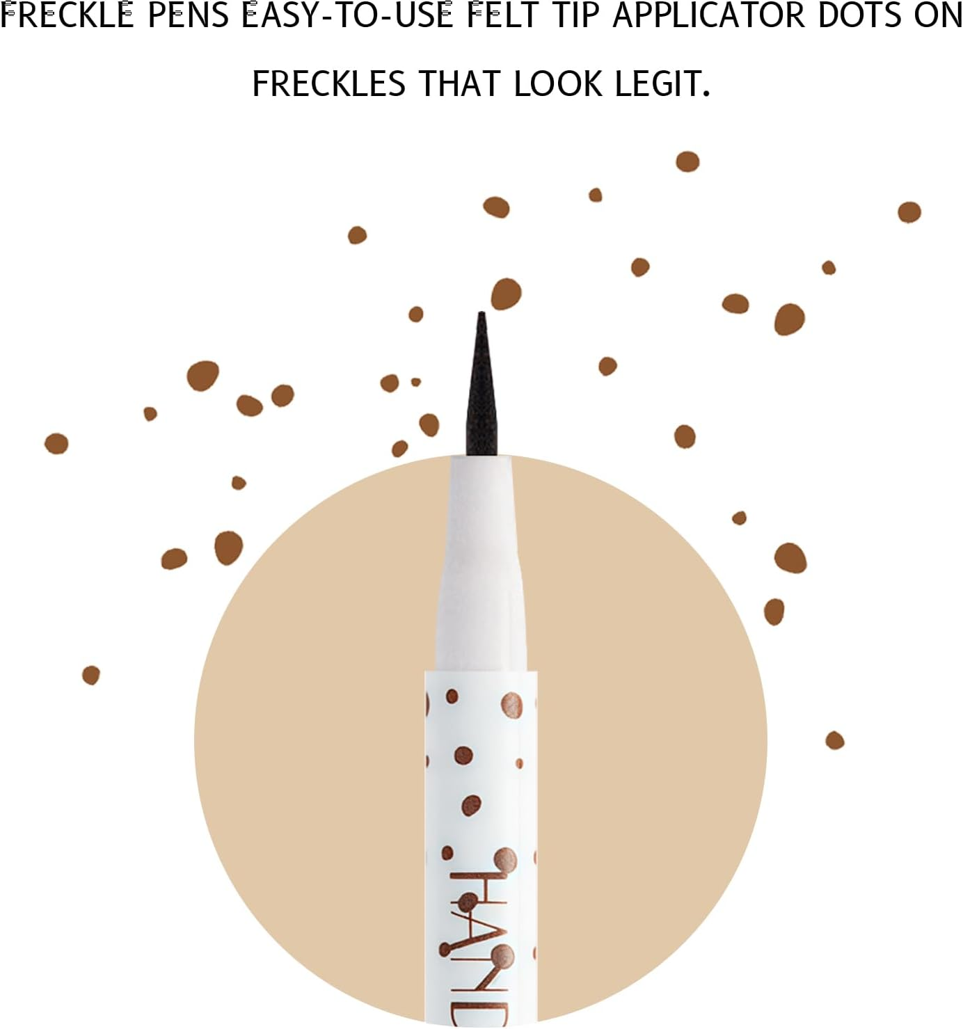 YBUETE Freckle Pen Makeup for Face, Professional Lifelike Face Embellishment Freckle Pen, Waterproof Daily Fake Freckle Pen Makeup, Long-Lasting Quick Dry Faux Freckle Pen for Women image number 5
