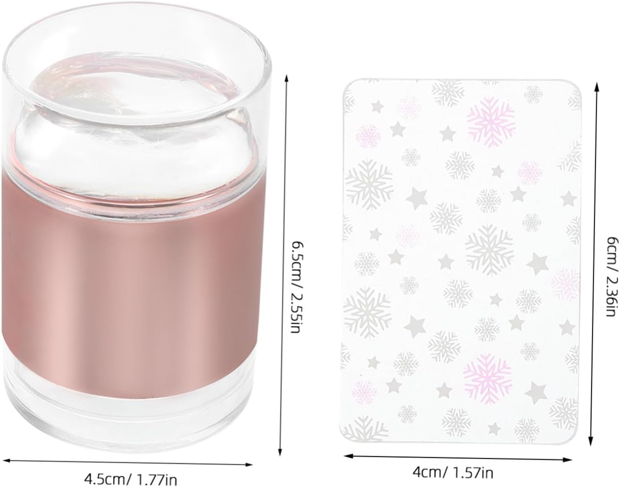 LALADEFIEE Silicone Nail Art Stamper Head Stamping Polish Transfer Templates Butterfly Flower Nail Stamper Plates Manicure Tools Art Template Set