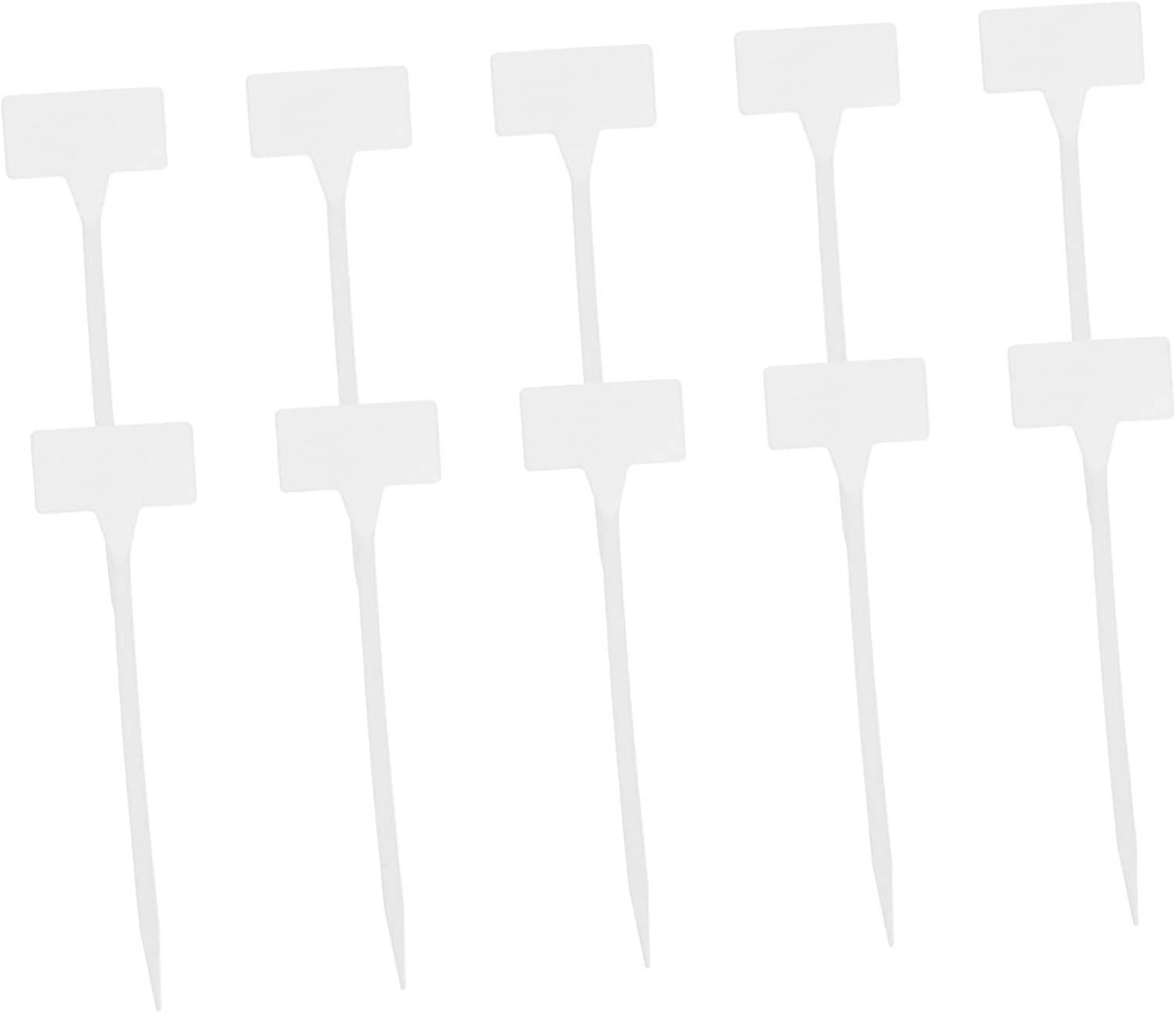 10Pcs Plant Labels Nursery Garden Tags Markers for Flower Plant Gardening Insert Card Re-Usable Small