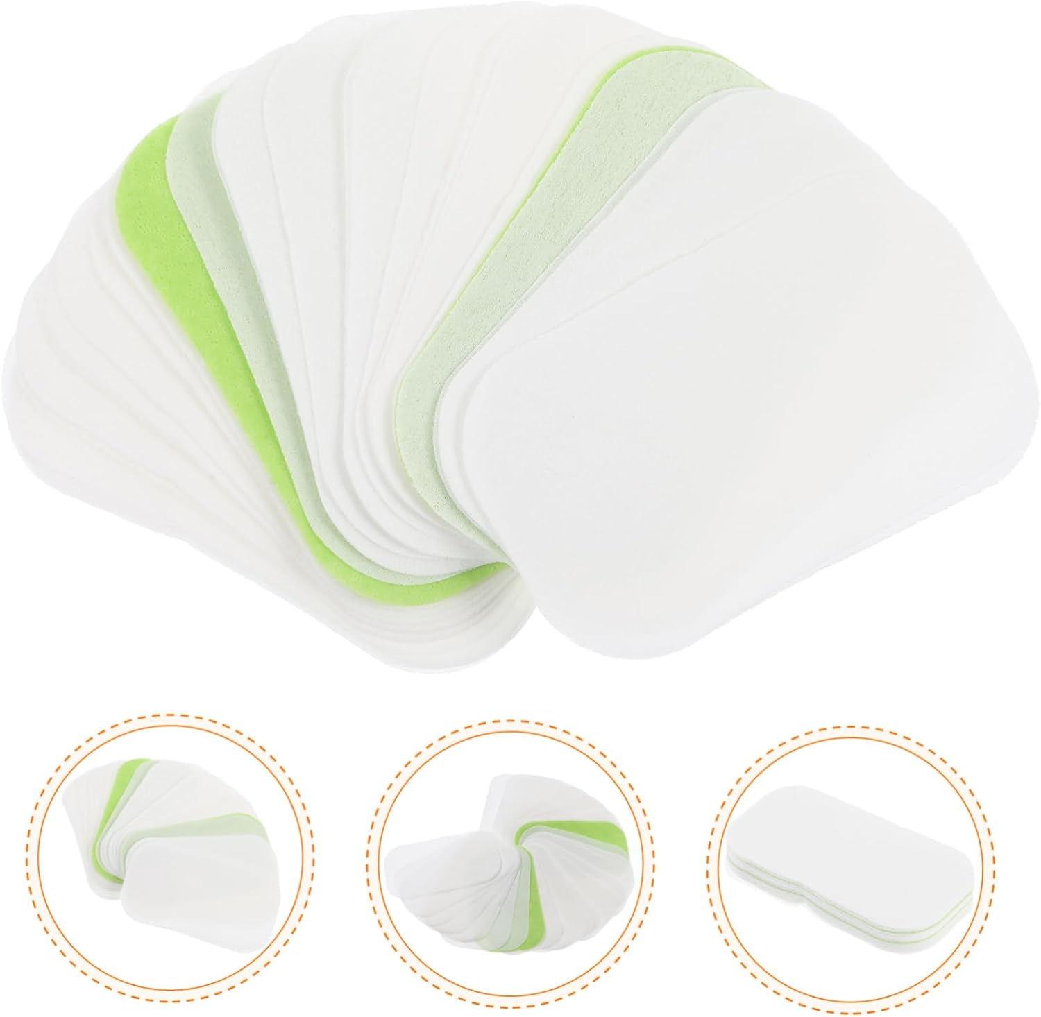 GANAZONO 50Pcs Travel Hand Soaps Sheets Soap Paper Sheets Disposable Slices for Hotels Travel image number 4