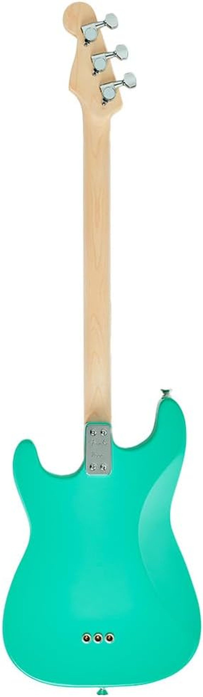 Fender X Loog 3-String Stratocaster Electric Kids Guitar 3 String Beginner Kit (Seafoam Green)