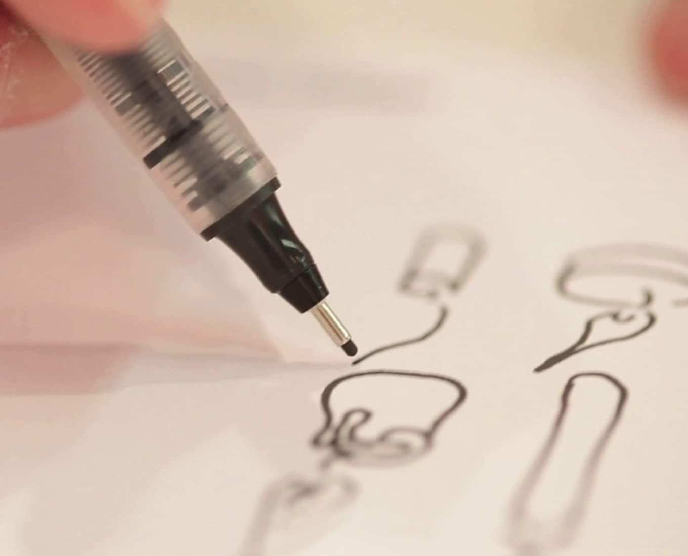 Rotring 0.1Mm, 0.2Mm, 0.3Mm, 0.5Mm, 0.8Mm Line Thickness Tikky Graphic Fineliner with Black Pigmented Lightfast and Water Resistant Ink for Long Life Drawings, Sketching, Non-Refillable, 5 Pen Set image number 4