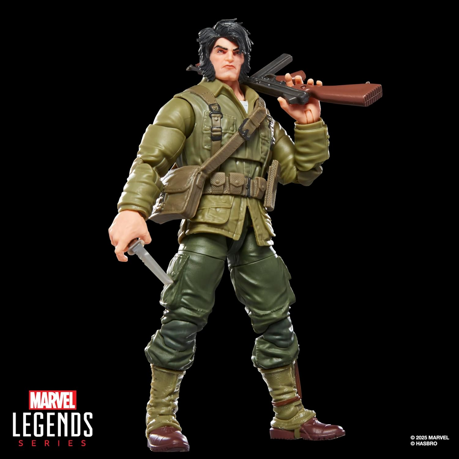 Marvel Legends Series Wolverine (WWII Logan), X-Men Comics Collectible 6-Inch Scale Action image number 3