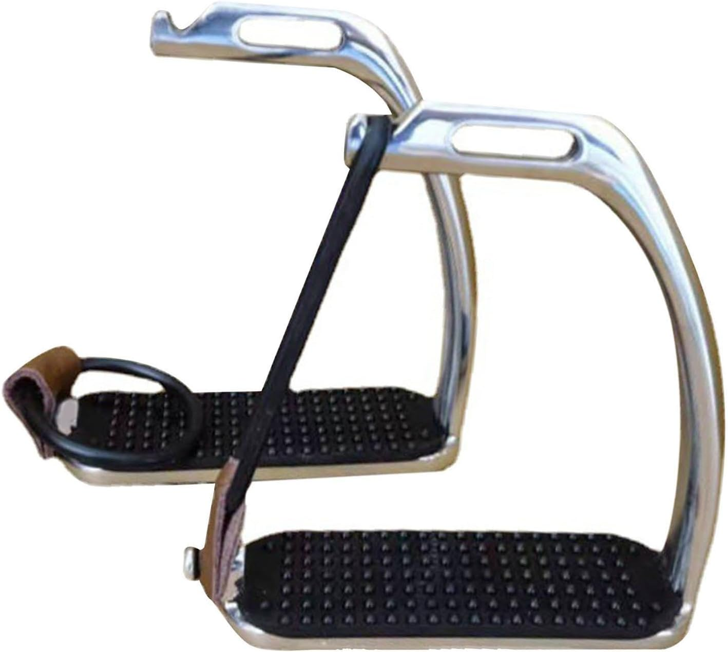 Horse Riding Stirrups 2Pieces Durable Training Tool Hose Saddle Safety Stirrup for Equestrian Sports Outdoor Men and Women image number 1