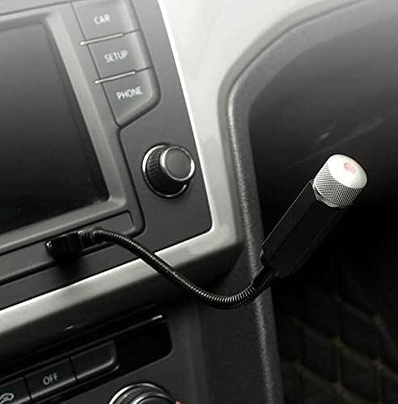 Car Interior Roof LED Star Light USB Atmosphere Starry Sky Night Projector Lamp for Car, Ceiling, Bedroom (Red) image number 5