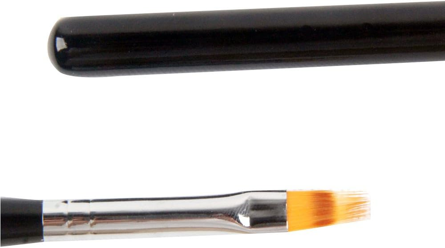 BQAN 2 Pc Nail Ombre Brush Pro Nail Art Tools, UV Gel Nail Art Painting Brush with Wood Handle image number 5