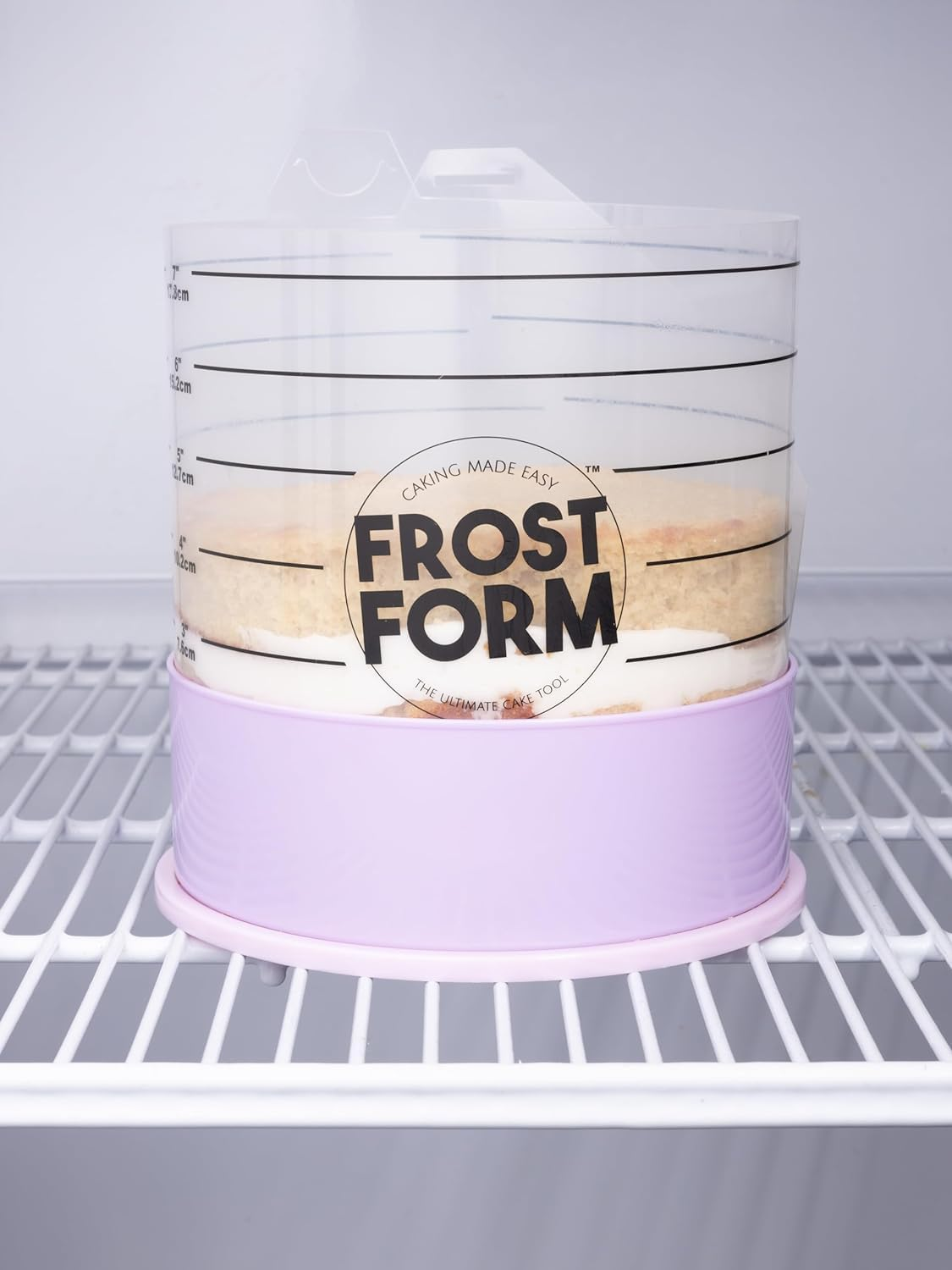 Frost Form - Starter + Kit (6 Inch) 7-Piece Set | Professional-Quality, Food-Grade Plastic | Perfectly Straight Cakes | Beginners and Pros | Cake Decorating Kit image number 1
