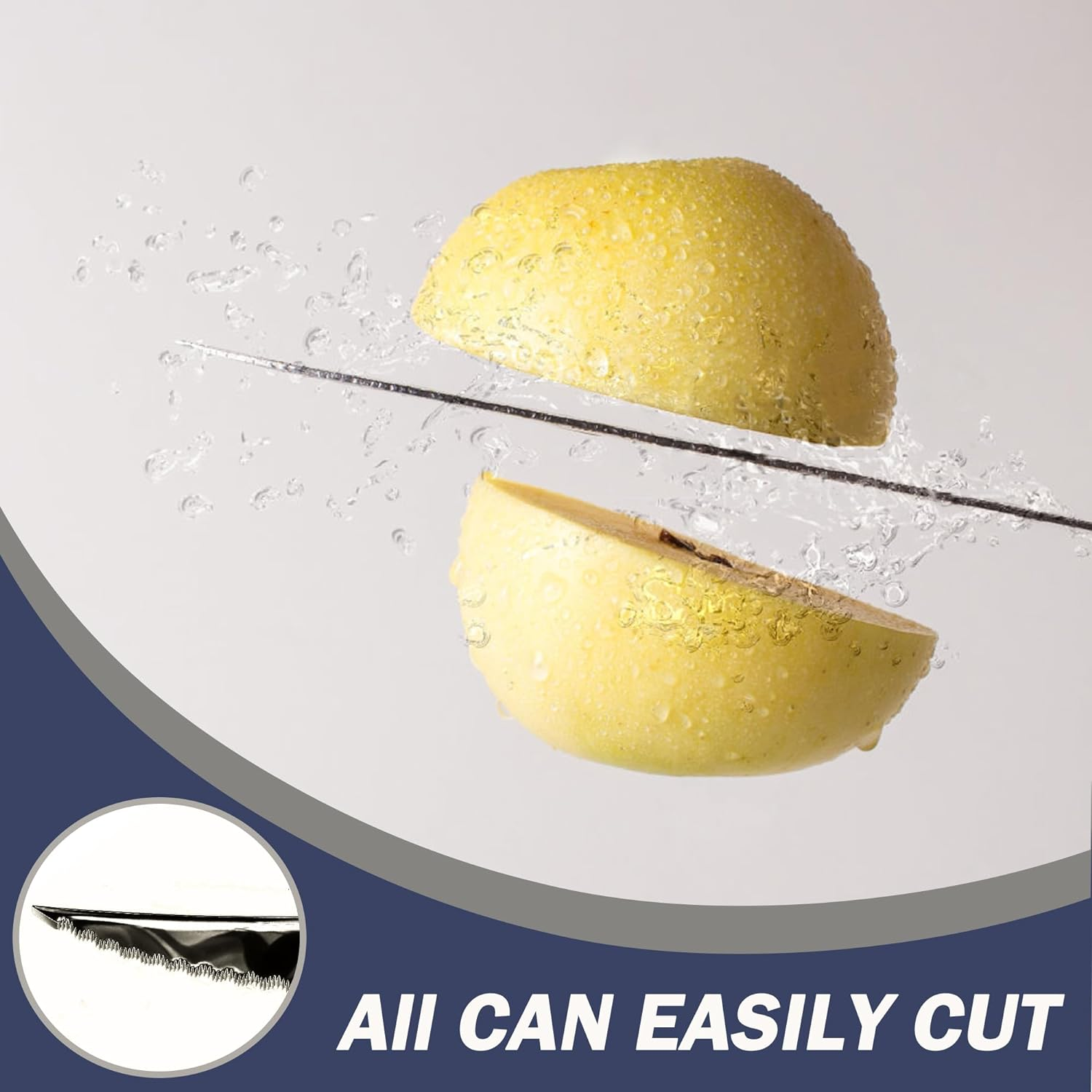 SHEUMNT 20 Piece Hammered Black Silverware Set, 18/10 Stainless Steel Flatware Set, Modern Golden Kitchen Utensil Set Service for 4, Tableware Set, Cutlery Set Including Fork Spoon and Knife - Black image number 4