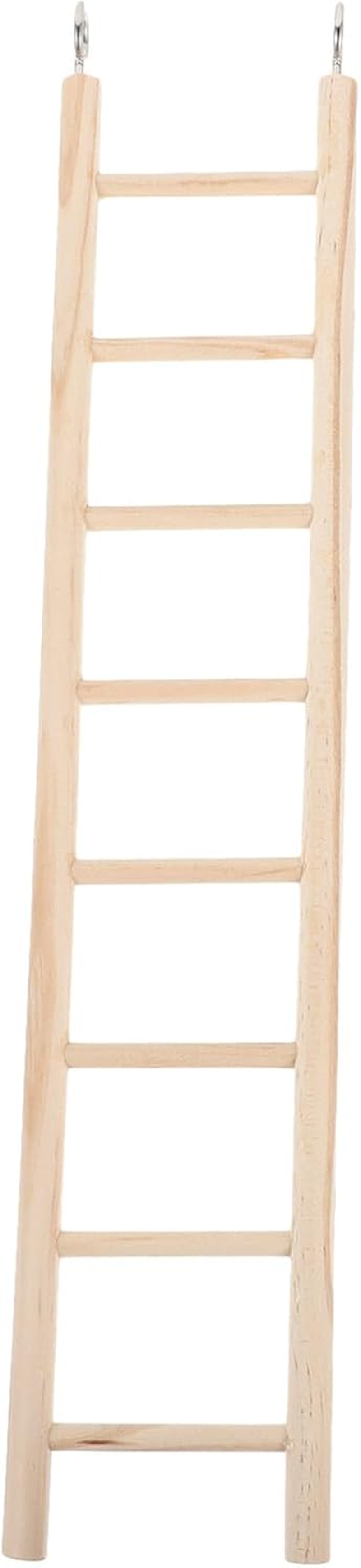 Kisangel Wooden Bird Ladder Bird Ladder Cage Parrot Climbing Ladder Toy for Pet Birds Toy image number 6