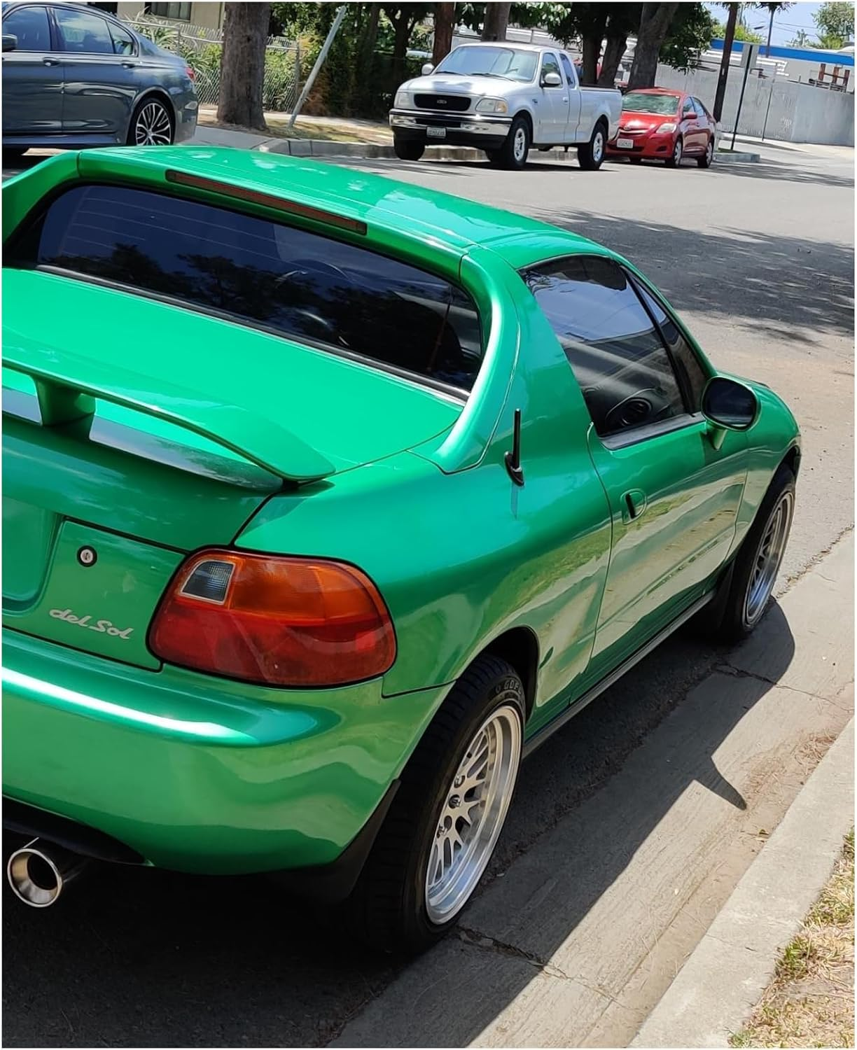 AQTAQ Universal Car Radio Antenna Roof Mount Antenna 12Cm/4.7Inch Mast Carbon Fiber Truck Antenna Compatible with Toyota Honda Subaru GMC Chevrolet Nissan Ford Jeep Mazdachevy Dodge Harley Etc image number 2