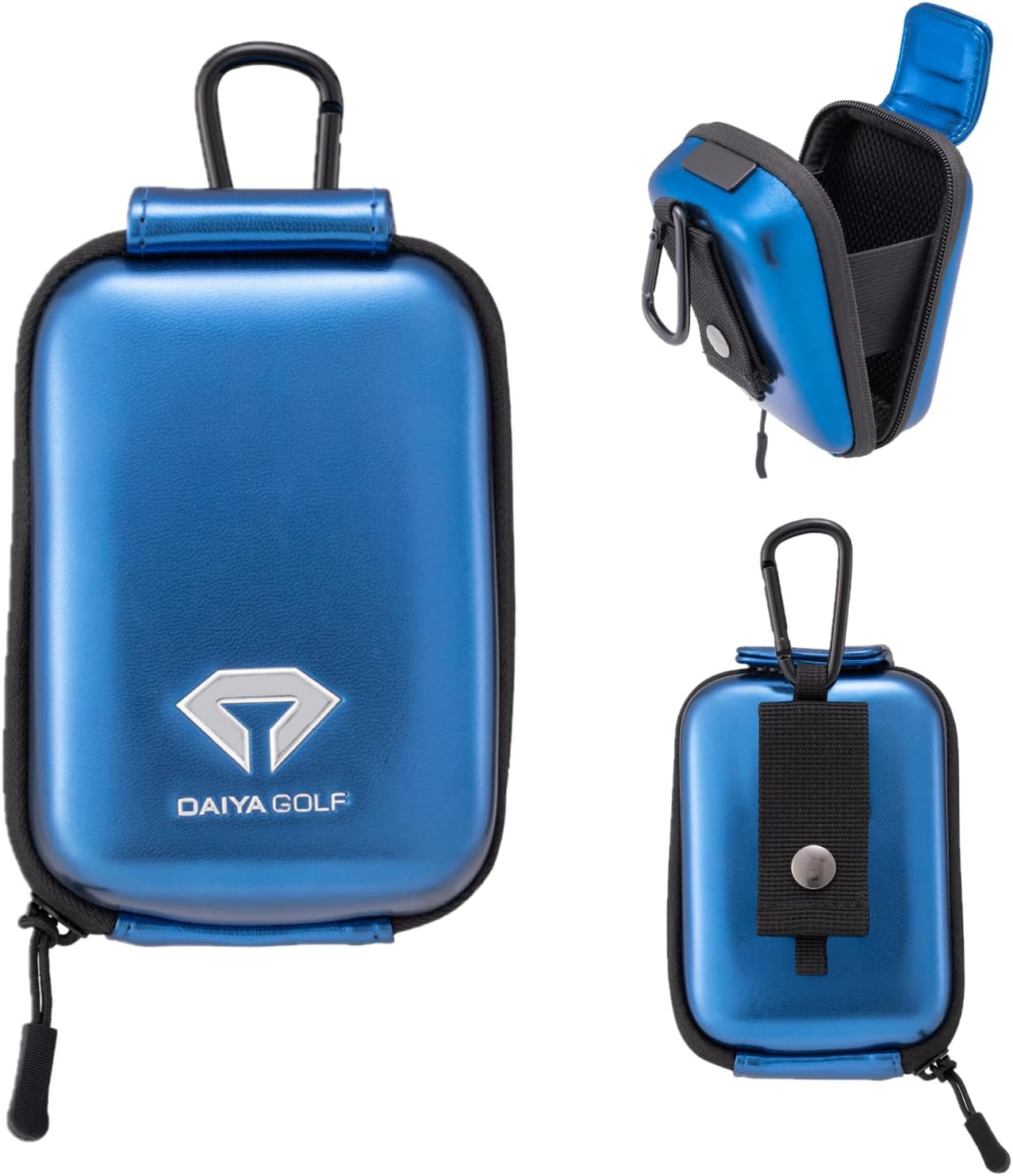 DAIYA Golf AS-4008 40 Diamond Distance Meter Case, Laser Rangefinder Case, Distance Meter Storage Bag, Cover, Distance Measuring Device, Hard Case, Durable, Tough, Durable, One-Touch Open, Magnet,