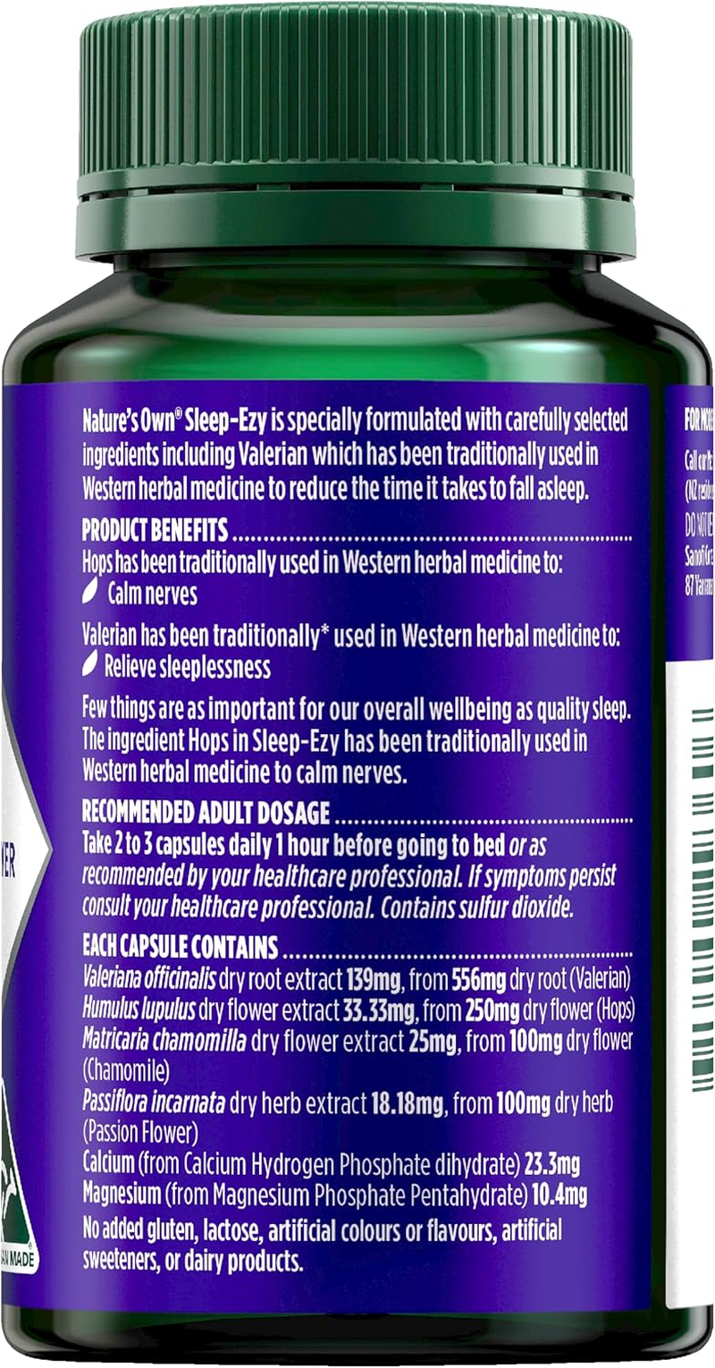 Nature'S Own Sleep Ezy 300 Capsules (3 X 100 Capsules) image number 3