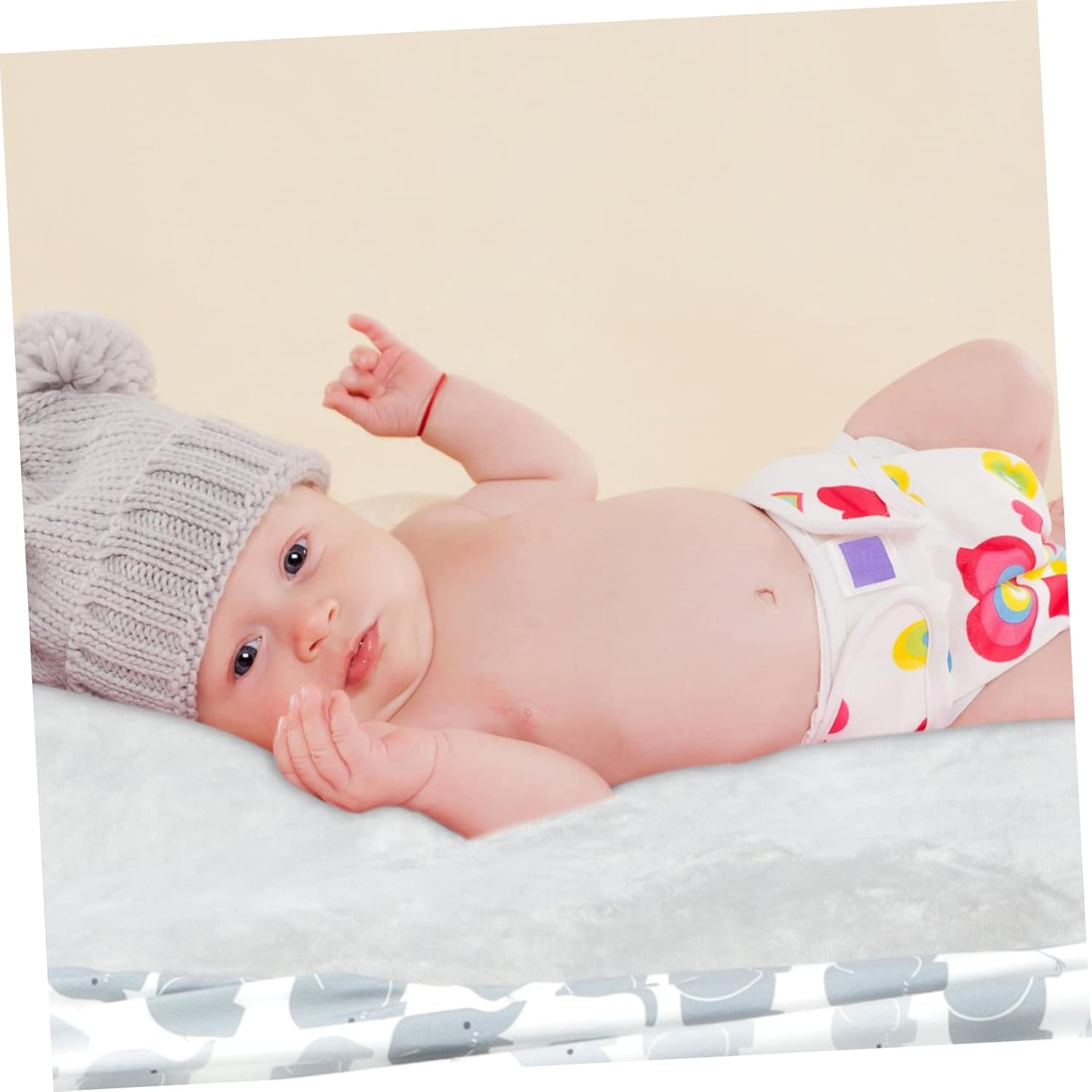 Ibasenice Crib Sheets for Boys Girls Baby Changing Pad Cover Safe Breathable Material image number 5