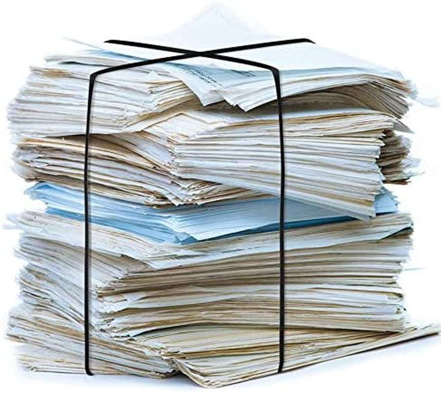 Rubber Bands Black Garbage Can Bands Elastic Large 200Mm 45Pcs Trash Cans Elastics Bands for Office Supplies Home image number 2