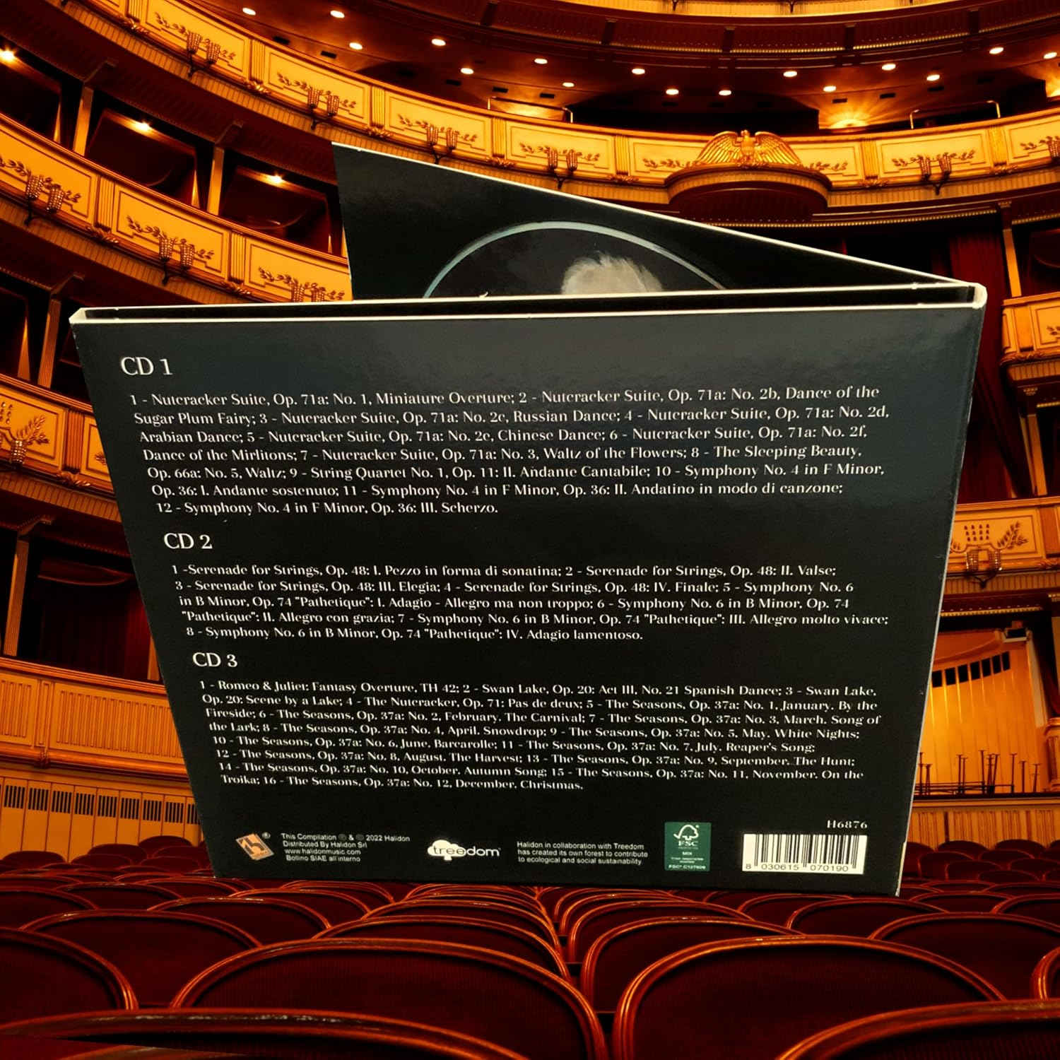 3 CD the Best of Tchaikovsky Vol. 1 - Essential Classic image number 2