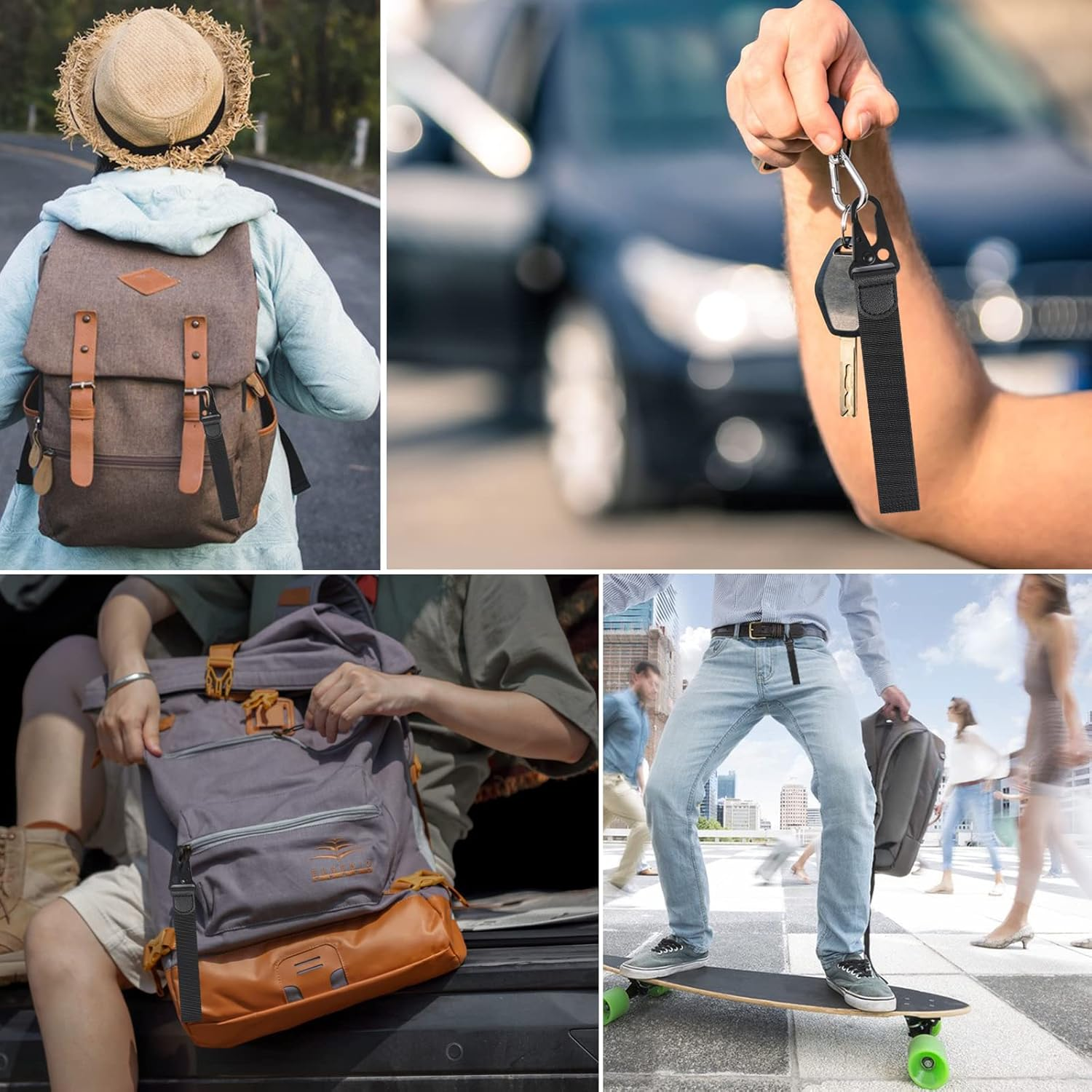 Sliverdew Wrist Lanyard for Keys, 2 Pack Wristlet Keychain Strap Key Short Lanyard Key Wrist Lanyard