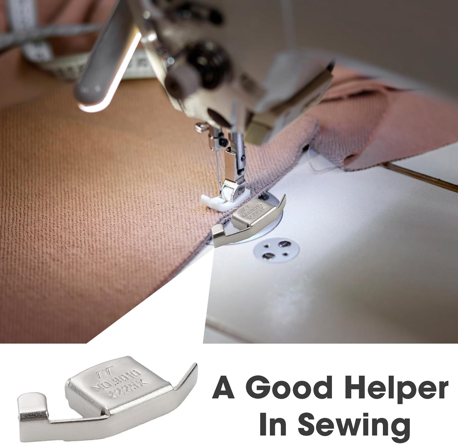 2 Pack Magnetic Seam Guide for Sewing Machine - Strong Magnet for Accurate Sewing, Easy Fabric Guide, Fits Most Sewing Machines, Bulk Value for Straight Seams, Durable and Reliable image number 1