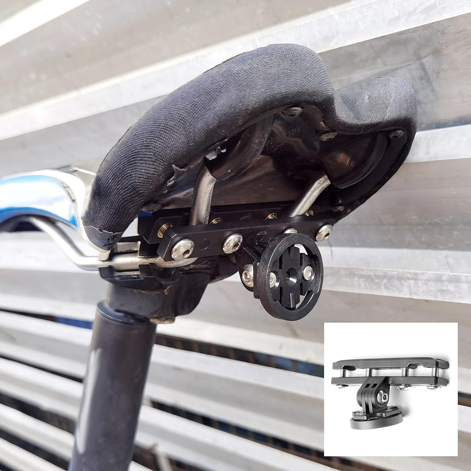 Taillight Bracket Fits for Garmin Varia Rear-View RVR315 RTL515 RTL510 Bicycle Saddle Seat-Post Bow Mount Holder image number 2