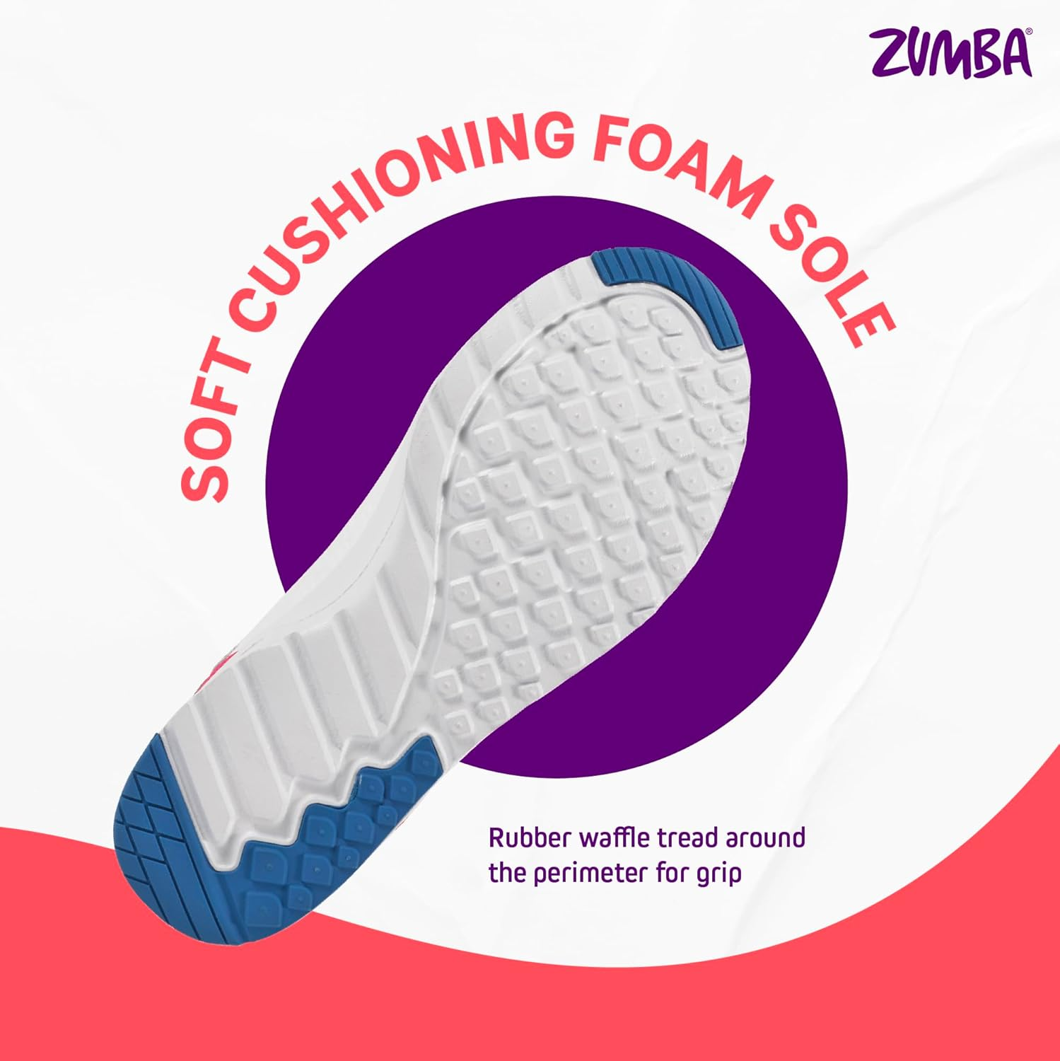 Zumba Women'S Air Classic Fashion Dance Workout Shoes Fitness image number 4