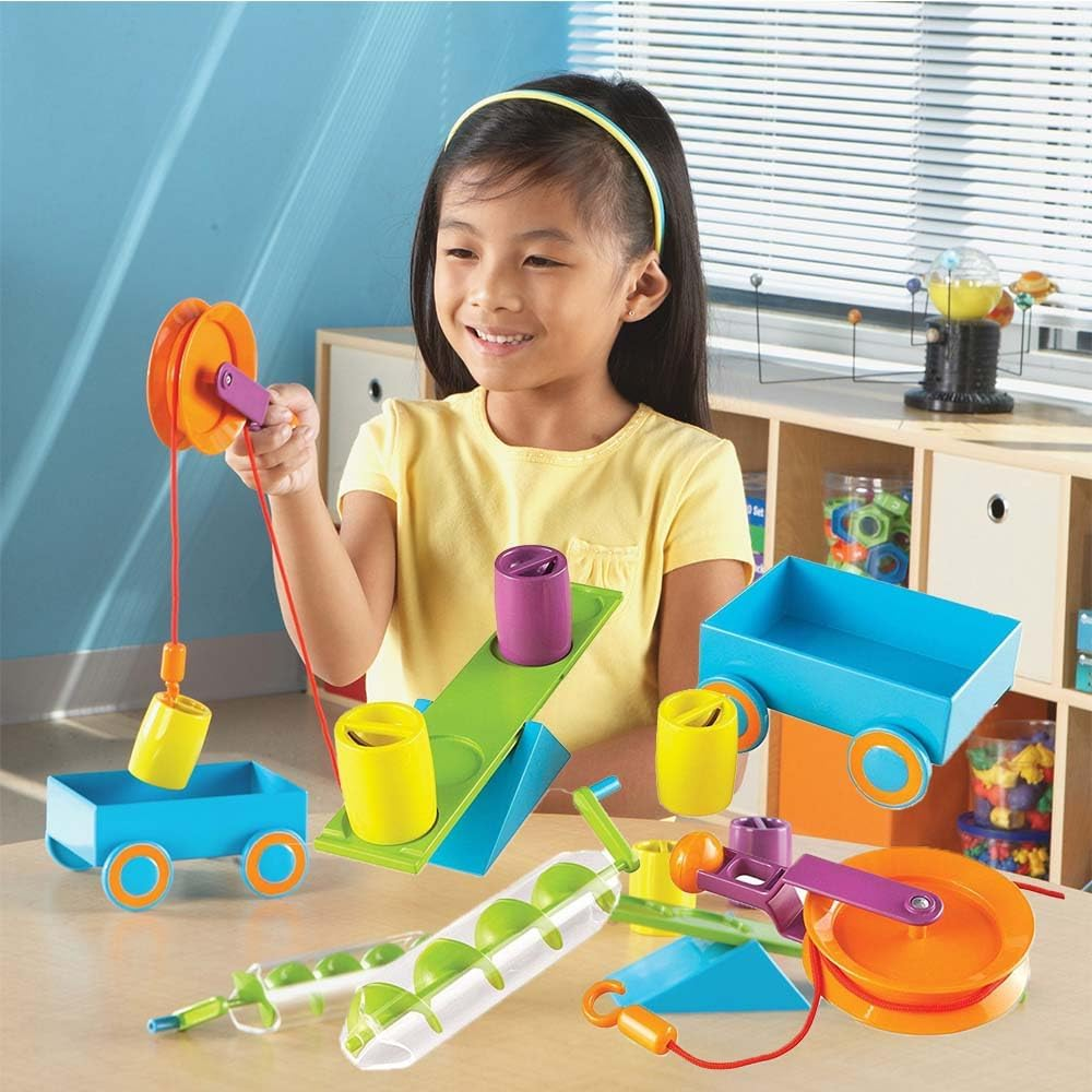 Learning Resources STEM Simple Machines Activity Set, Hands-On Science Activities, 19 Pieces, Ages 5+ image number 4