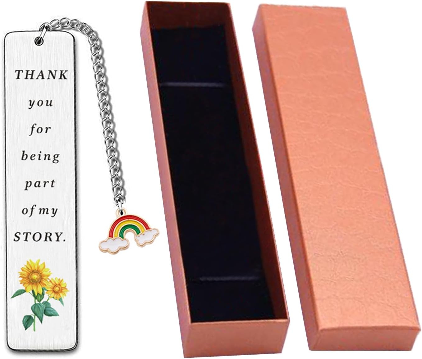 Metal Bookmarks Thank You Gifts Bookmarks for Teachers Readers Students Mentors Book Lovers Friends Christmas Birthday Thanksgiving Valentine'S Day Gifts (Thank You Bookmark 2)