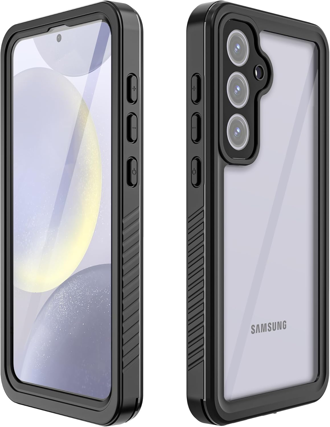 SIYOPINPFY Case for Samsung Galaxy A32 5G Case, IP68 Waterproof Dustproof Shockproof Cases, 360 Full Body Protective Heavy Duty Rugged Front/Back Phone Cover for Samsung Galaxy A32 5G Black image number 6