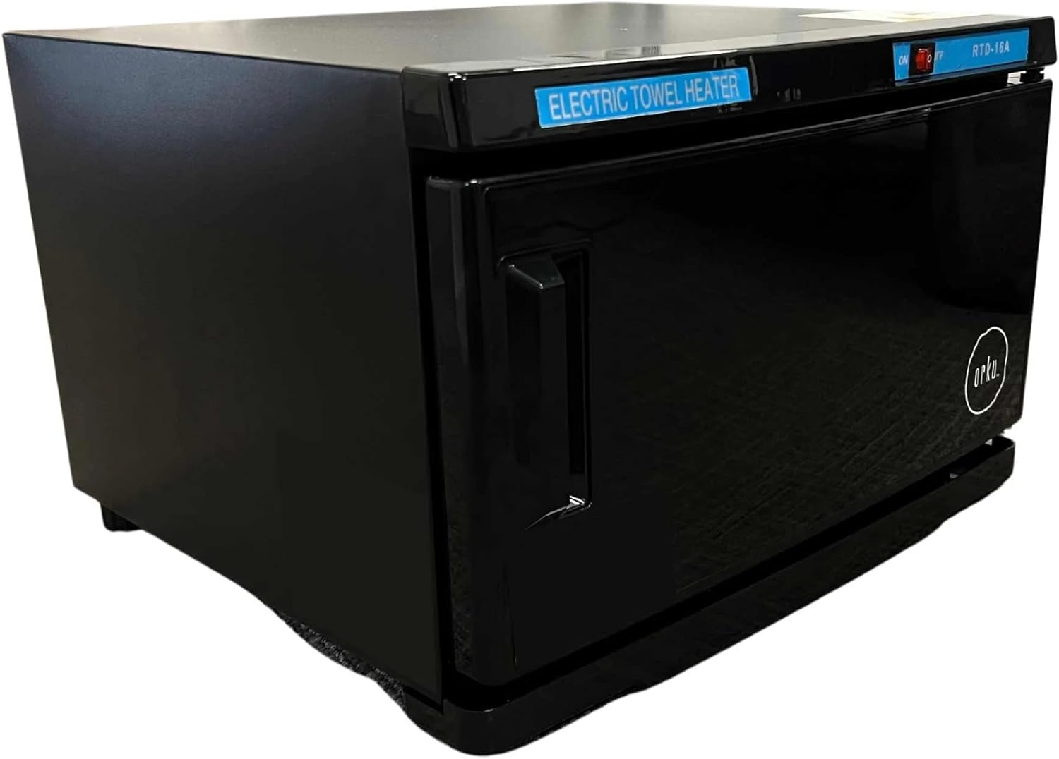 16L Black UV Electric Towel Warmer Steriliser Cabinet Beauty Spa Heat Sanitiser image number 1