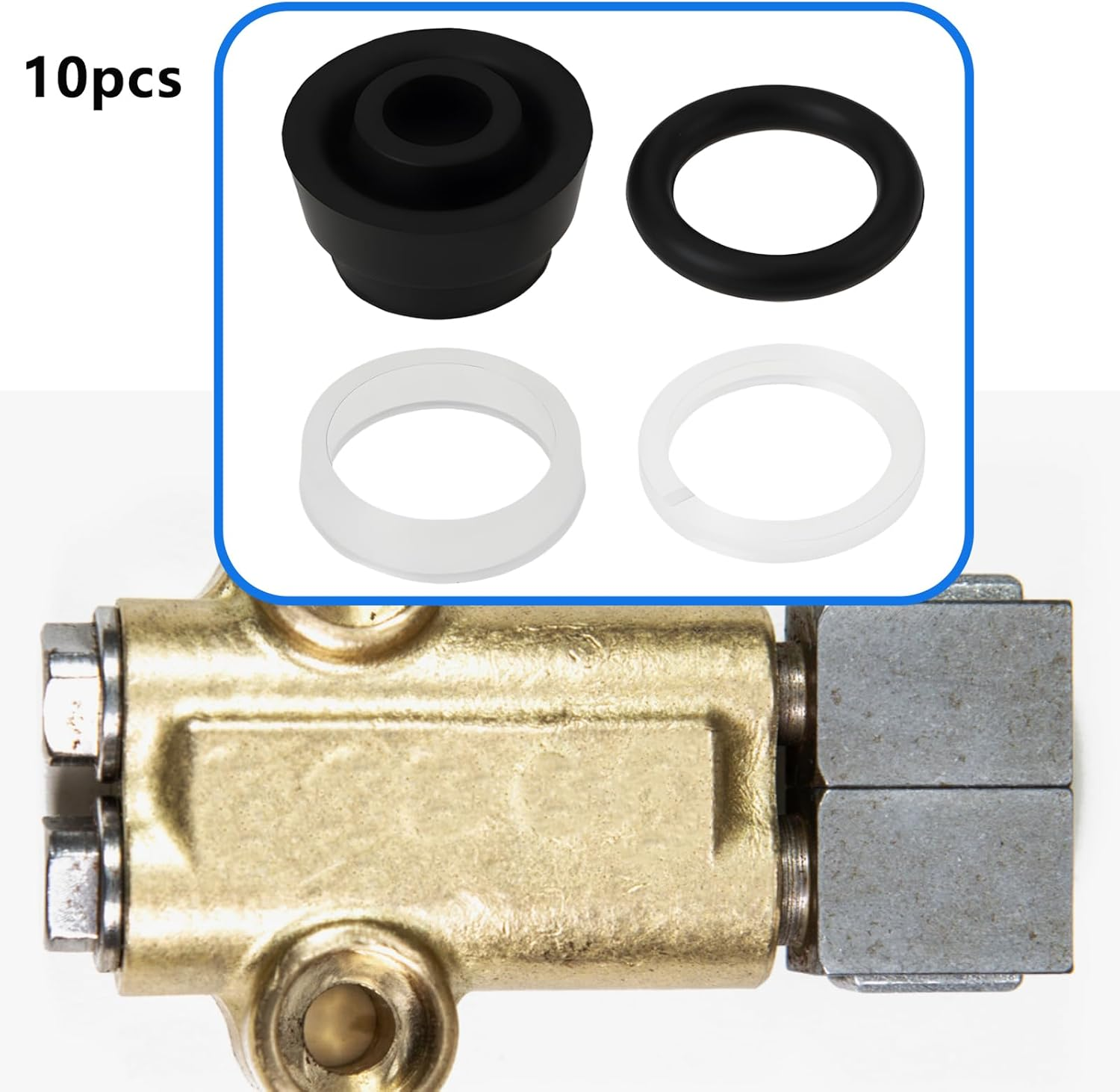 10 Sets 2T Hydraulic Jack Horizontal Oil Seal for 11Mm Plunger image number 6