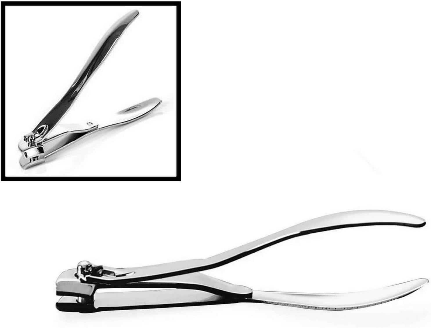 1 Side Angle Stainless Steel Fingernail or Toenail Side Nail Clipper Cutter image number 3