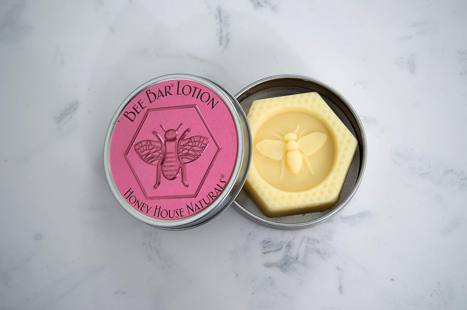 Honey House Naturals Bee Bar Duo - Sweet Honey - Small .6 Ounce & Large 2 Ounce