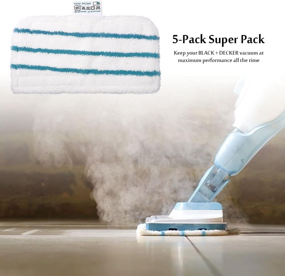 3Pcs Microfiber Mop Pads,28 X 16Cm Microfiber Cloth Replacement,Cleaning Tool Steam Cleaner Parts,Vacuum Mop Pad Washablereusable Wet Pads,Super Absorbent,Efficient Cleaning for Household Sweeper