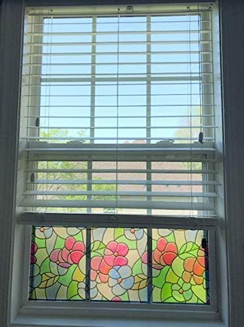 D-C-Fix 346-0017 Decorative Self-Adhesive Window Film, Lisboa Red, 17.71" X 78" Roll image number 5