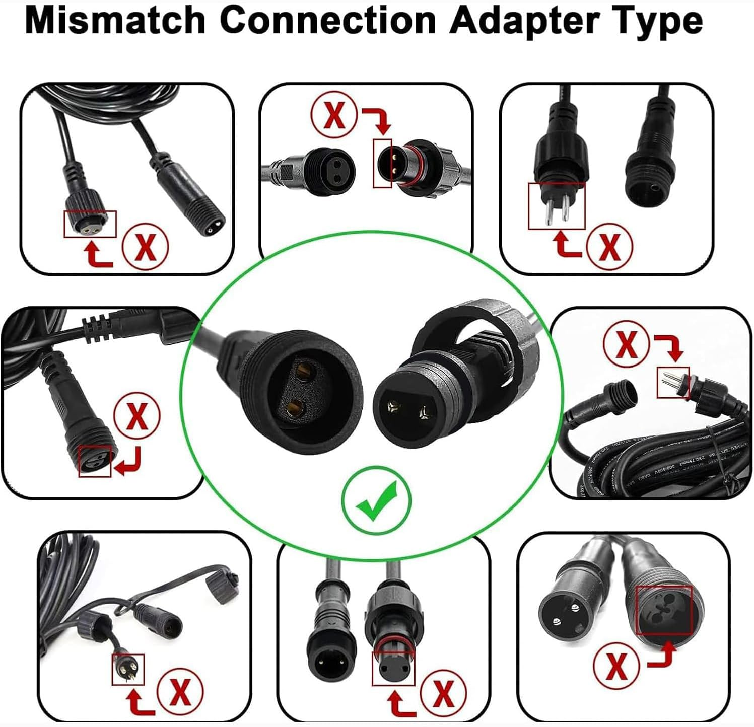 Yowin 6 M Outdoor Extension Cable, Waterproof Outdoor Light, Long Cable for Ball Lights, Fairy Lights, Garden Lighting, Light Curtain, Icicle Light Net, Solar Light Bulbs, Fairy Lights image number 2