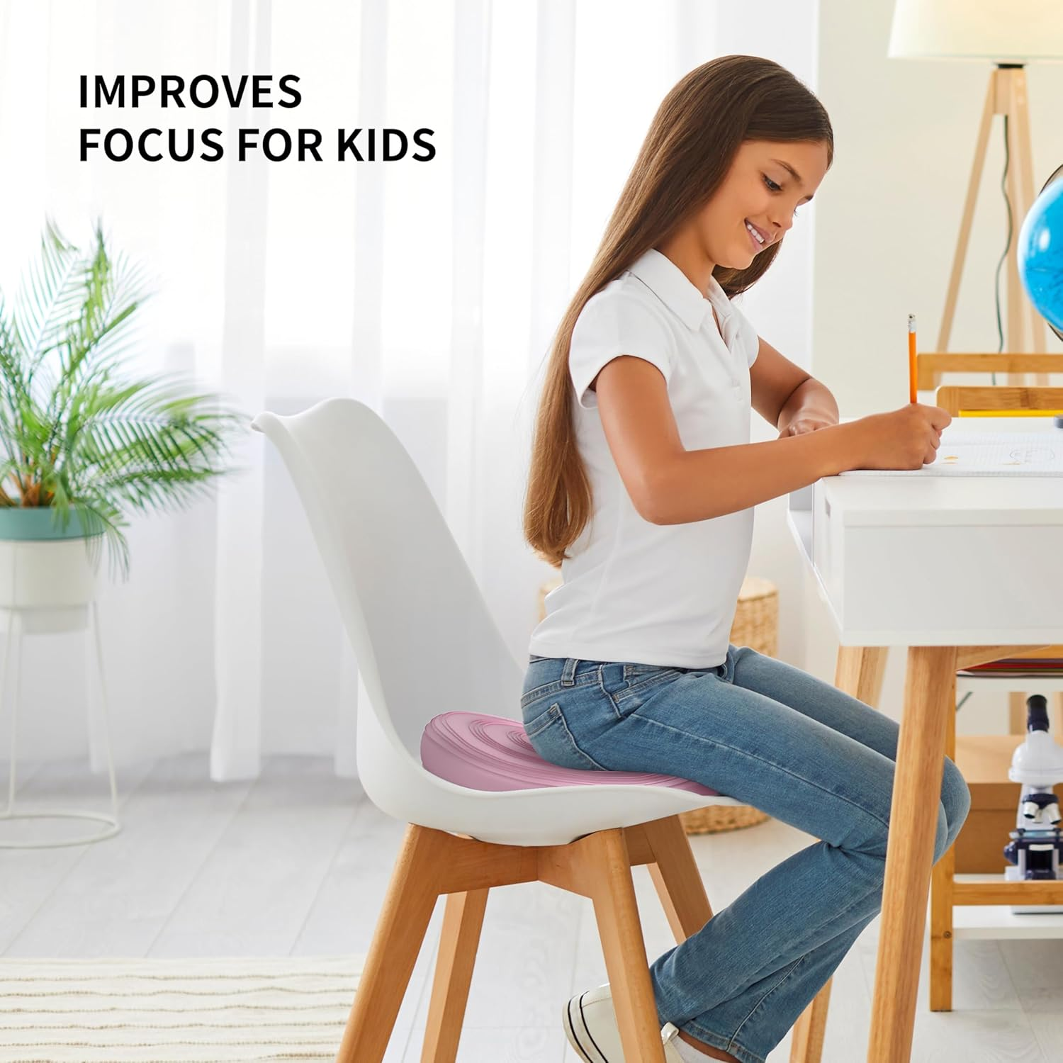 PROIRON Balance Disc - Wobble Cushion for Balance with Pump for Improving Posture, Fitness, Stability - Black image number 4