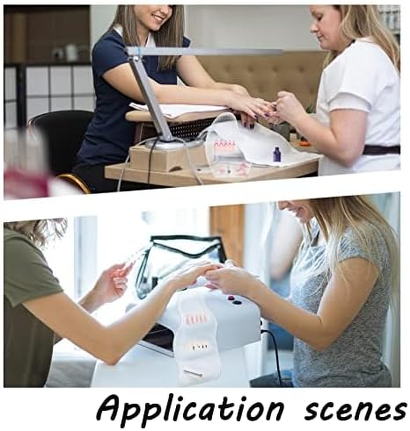 PH Pandahall 2 Sets Nail Art Display Board, 50Pcs False Nail Tips Sample Display Acrylic Nail Practice Board Fingernail Display Polish Stands Showing Holder for Nail Art Design Display Manicure Tool image number 1