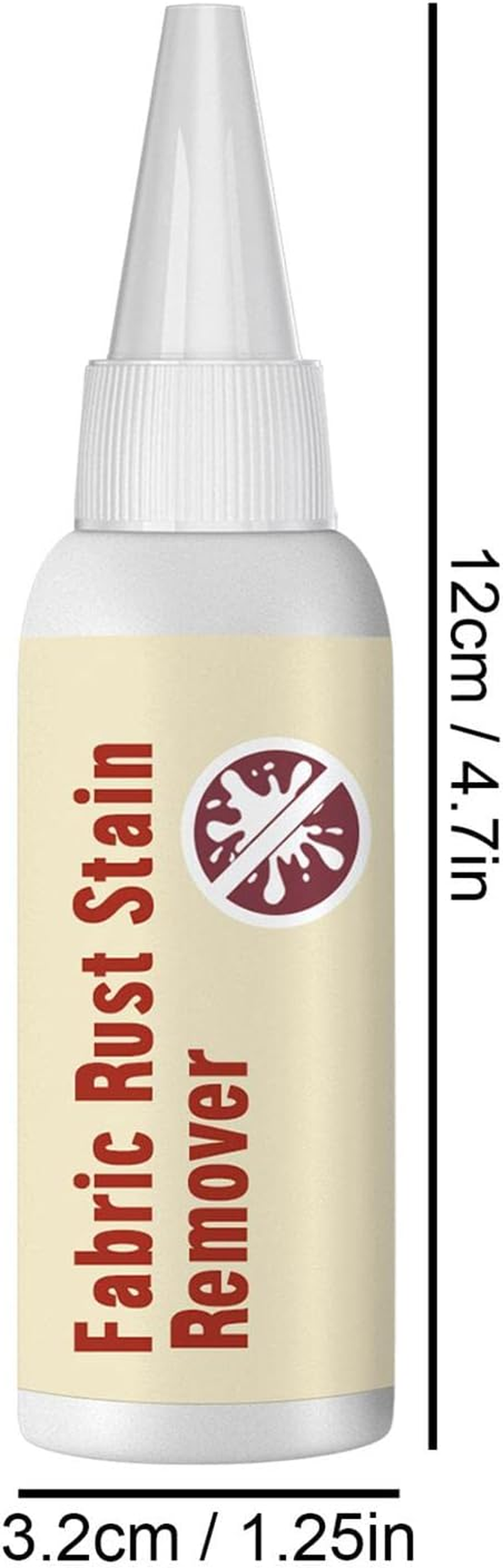 Fabric Stain Rust Remover - Strong Clothes Rust Yellow Remover,Clothes Macular Agent, Quick & Easy Dirt Spot Removal, Multi-Purpose Stain Agent 30/50/100Ml Dobooo image number 3