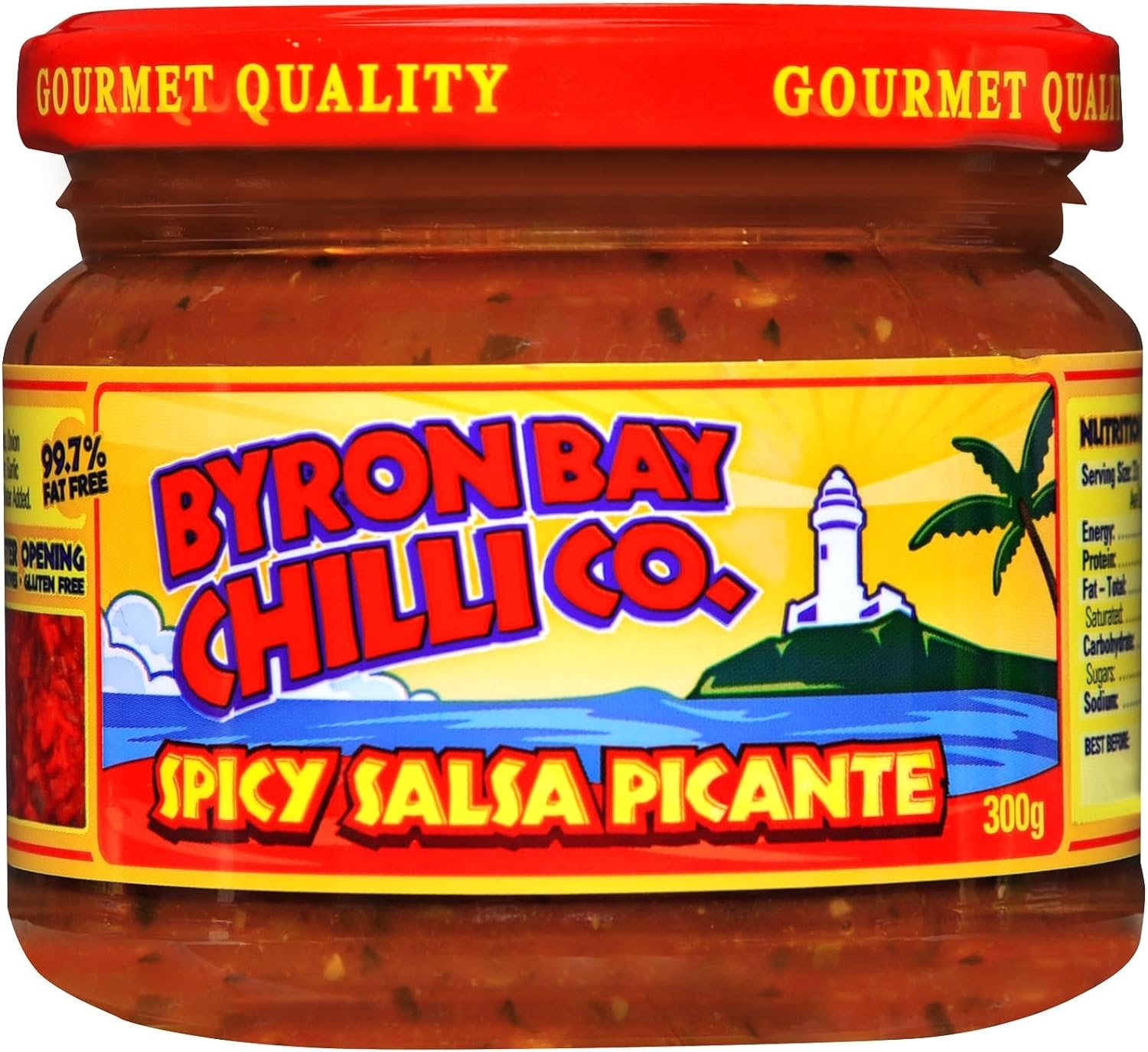Byron Bay Chilli Co. Spicy Medium Salsa Picante 300 G image number 1