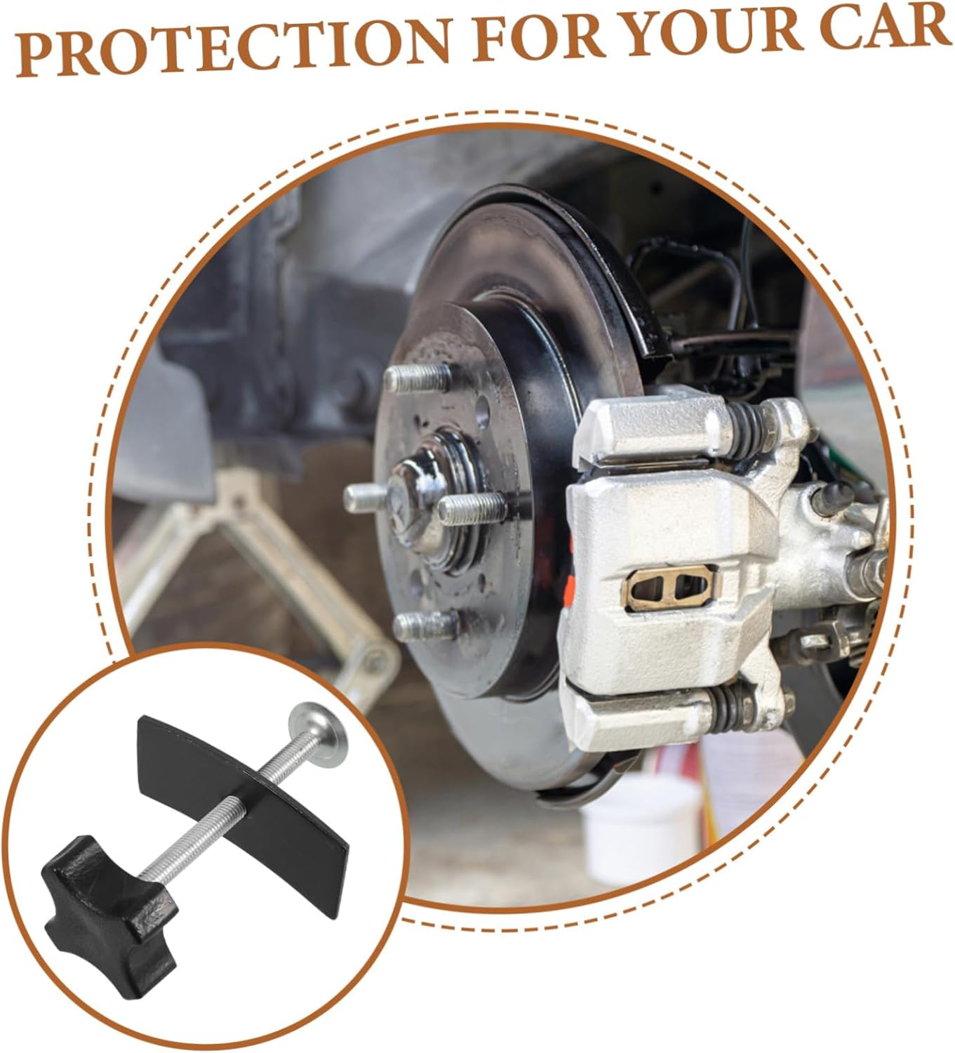 GANAZONO Brake Piston Tool Kit Automotive Brake Caliper Piston Reset Tool for Mechanics image number 1