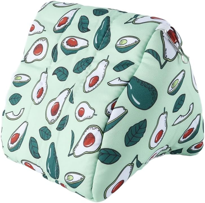 Orivin Guinea Pig Bed, 1 Pack (19 X 19Cm) Small Animal Winter House Warm Nest, Non Slip Avocado House with Removable Pad, Animals Warm Sleeping (Avocado) image number 2