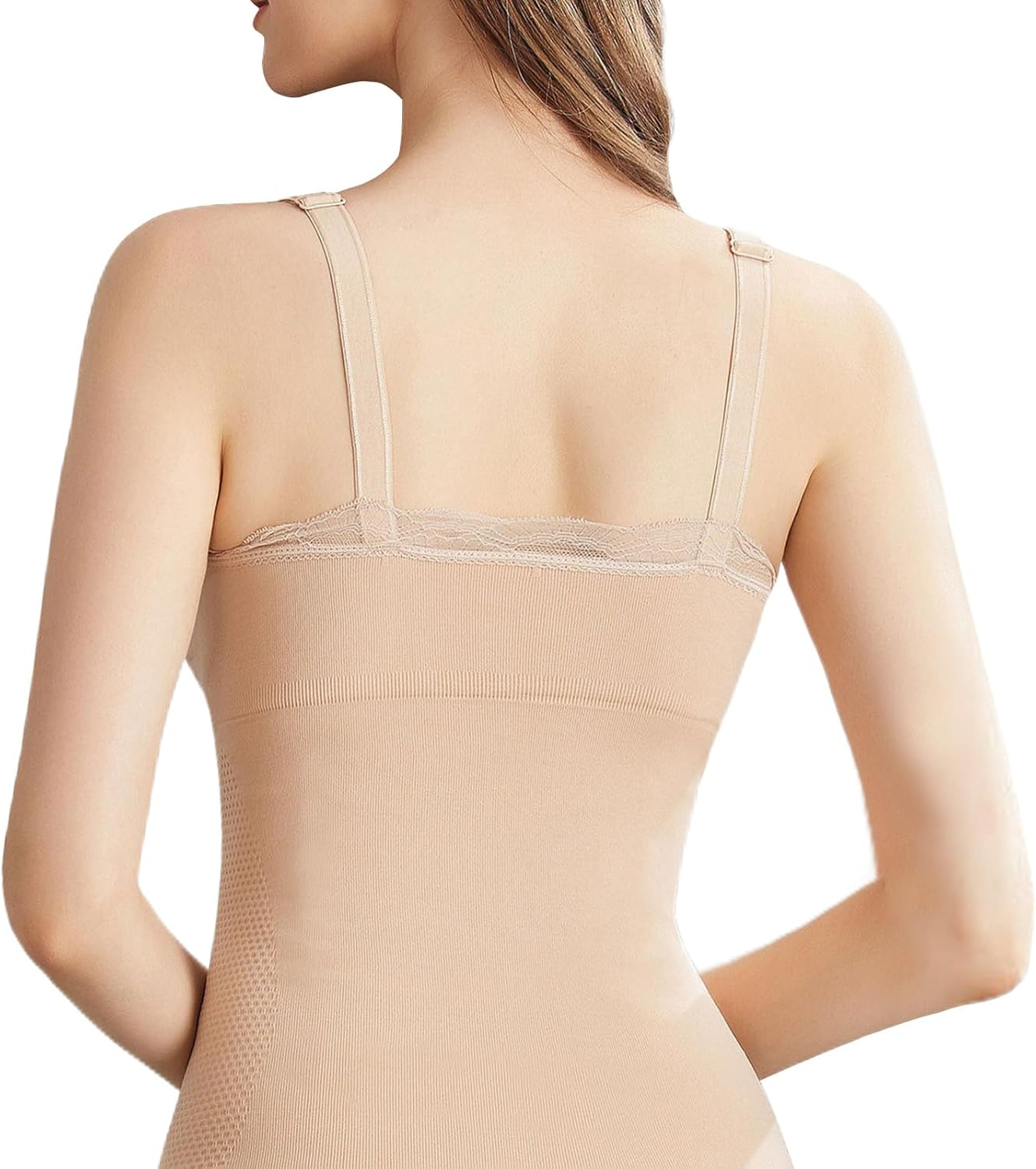 Dress Cici Nursing Tank Top Lace Trim Wire-Free Front Closure, 3 Pack image number 3