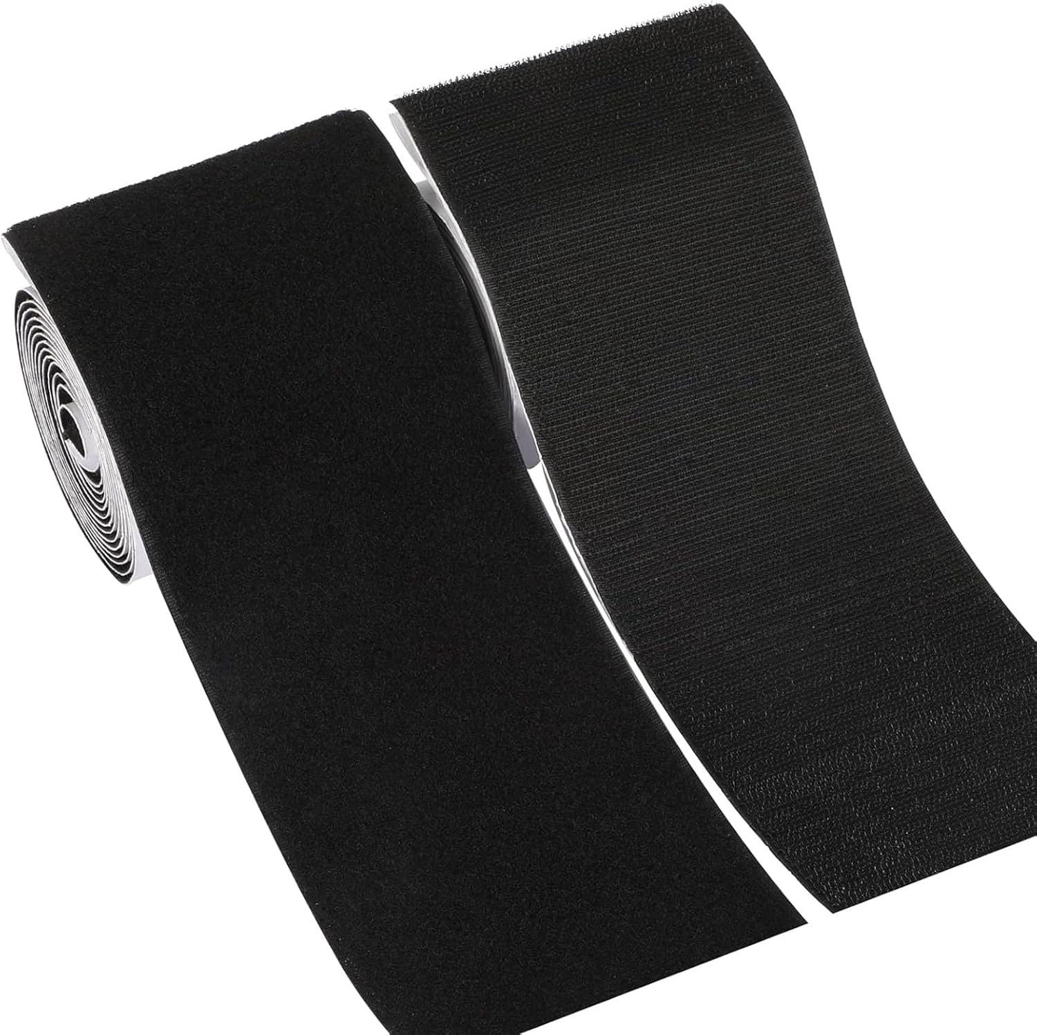 4" X 9' Heavy Duty Hook and Loop Tape - Self Adhesive Rug Grip, Non-Slip Couch Cushion Pads, Anti-Slip Furniture Tape, Strong Hold for Carpets, Rugs & Home image number 3