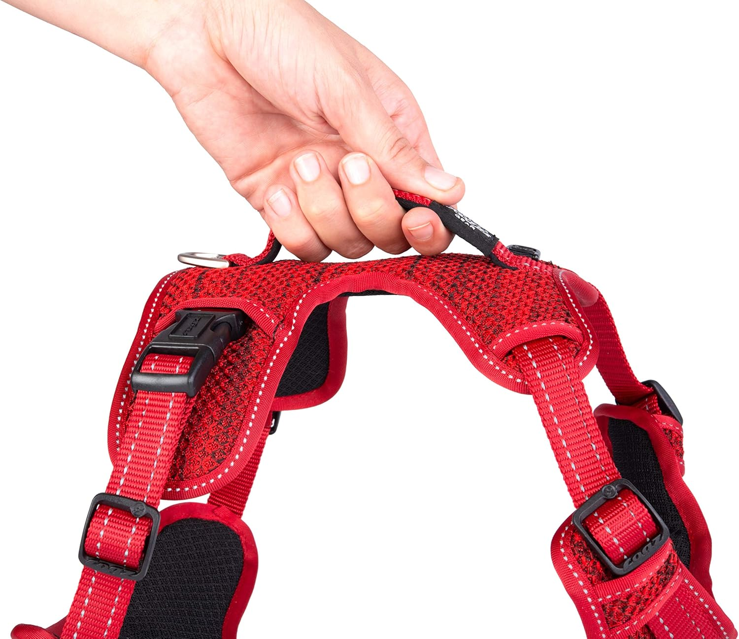 Rogz Handle Padded Control Dog Harness Black Extra Large image number 5