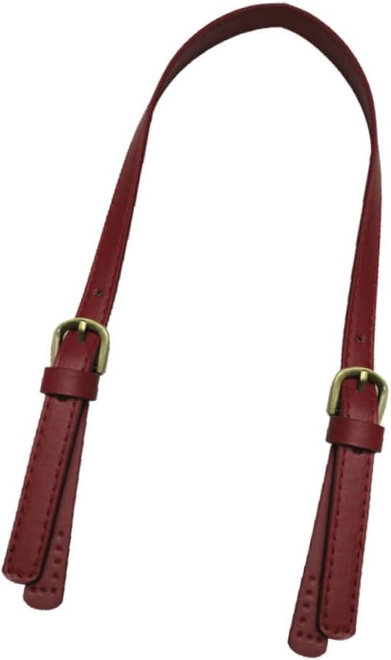 KONTONTY 2Pcs DIY Bag Belt Fashion Shoulder Bag Strap Dual Buckles Handbag Strap for Women Tote Clutch Pouch Easy to Sew