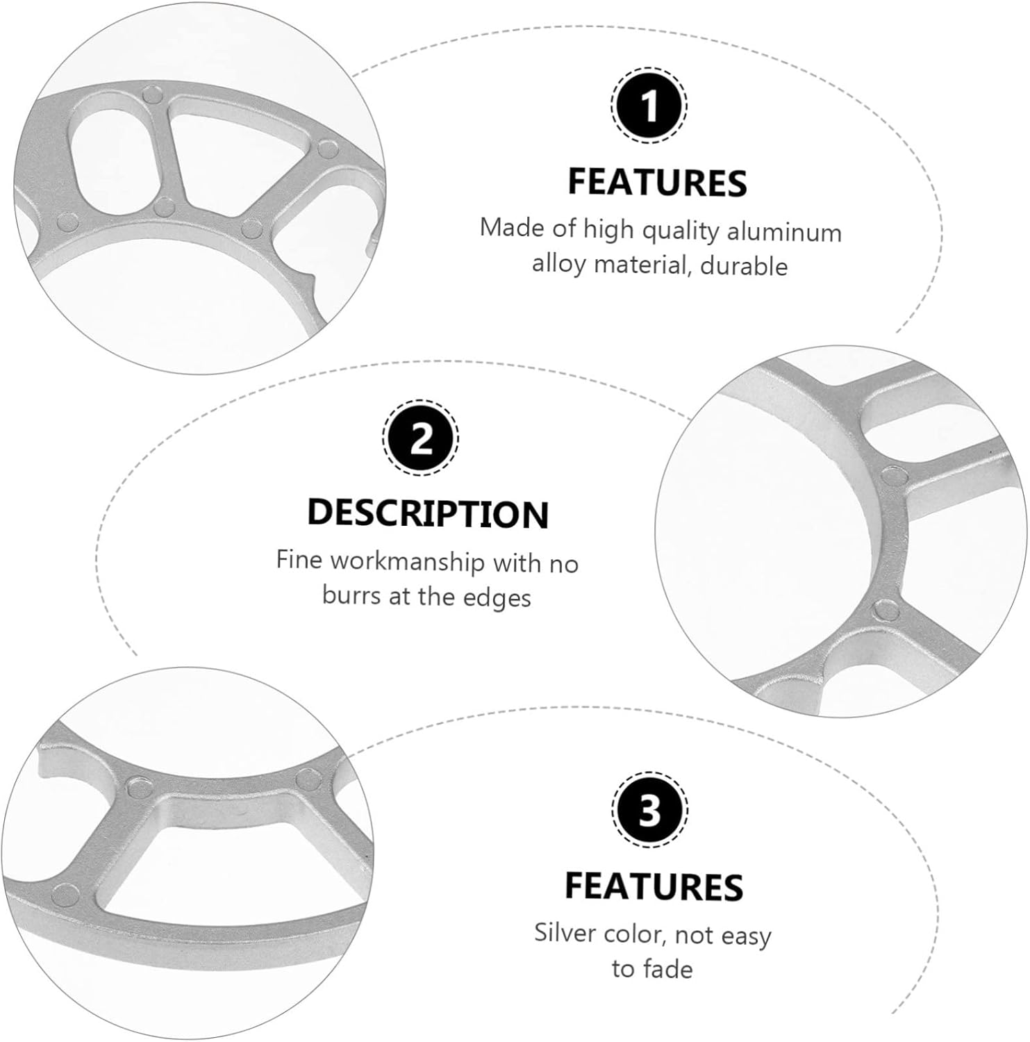 ABOOFAN 2Pcs Aluminum Alloy Wheels Spacers for Car Practical Wheel Shims for Automotive Use