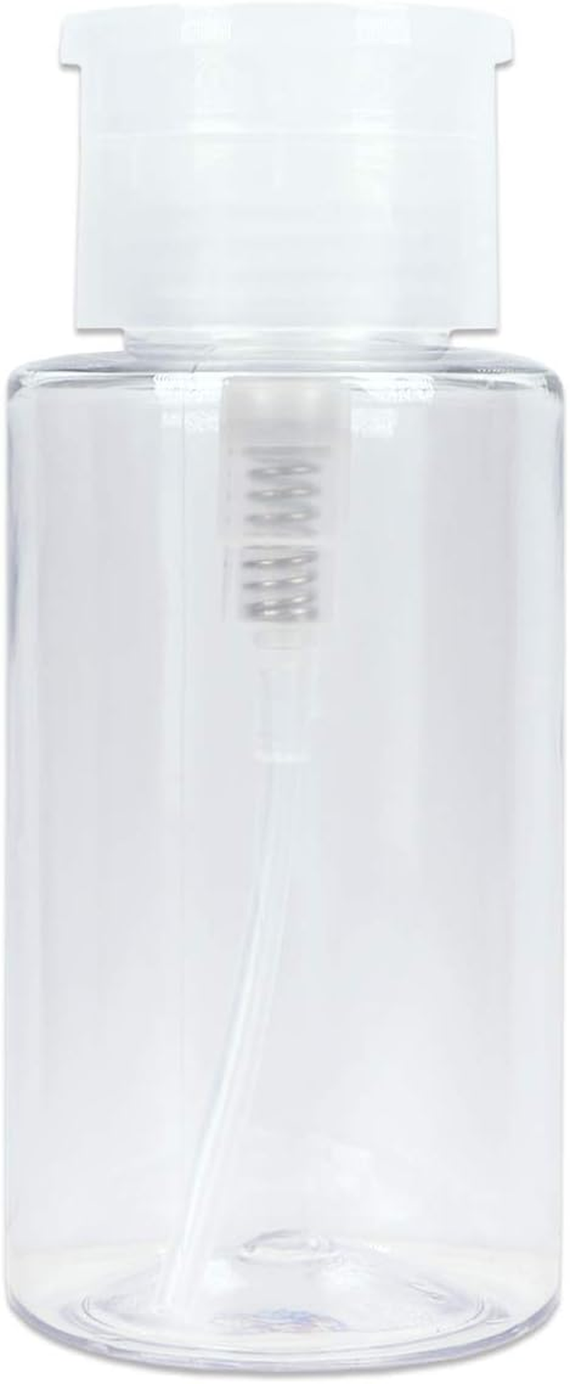 PANA Professional No Wording Labeled Push down Liquid Pumping Bottle Dispenser (7 Oz, CLEAR) image number 5