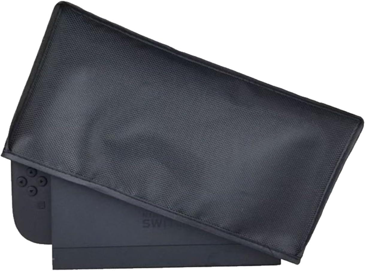 RIBHNXHI Dust Guard Cover Sleeve for Nintendo Switch 2 Console and Charging Dock - Black Protective Cover for Gaming Console and Dock Station, Dust Protection Case image number 2