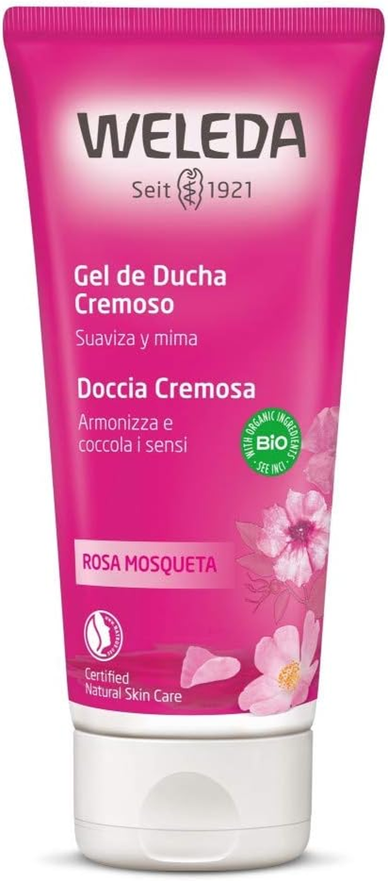 Weleda Wild Rose Creamy Body Wash 200Ml image number 2