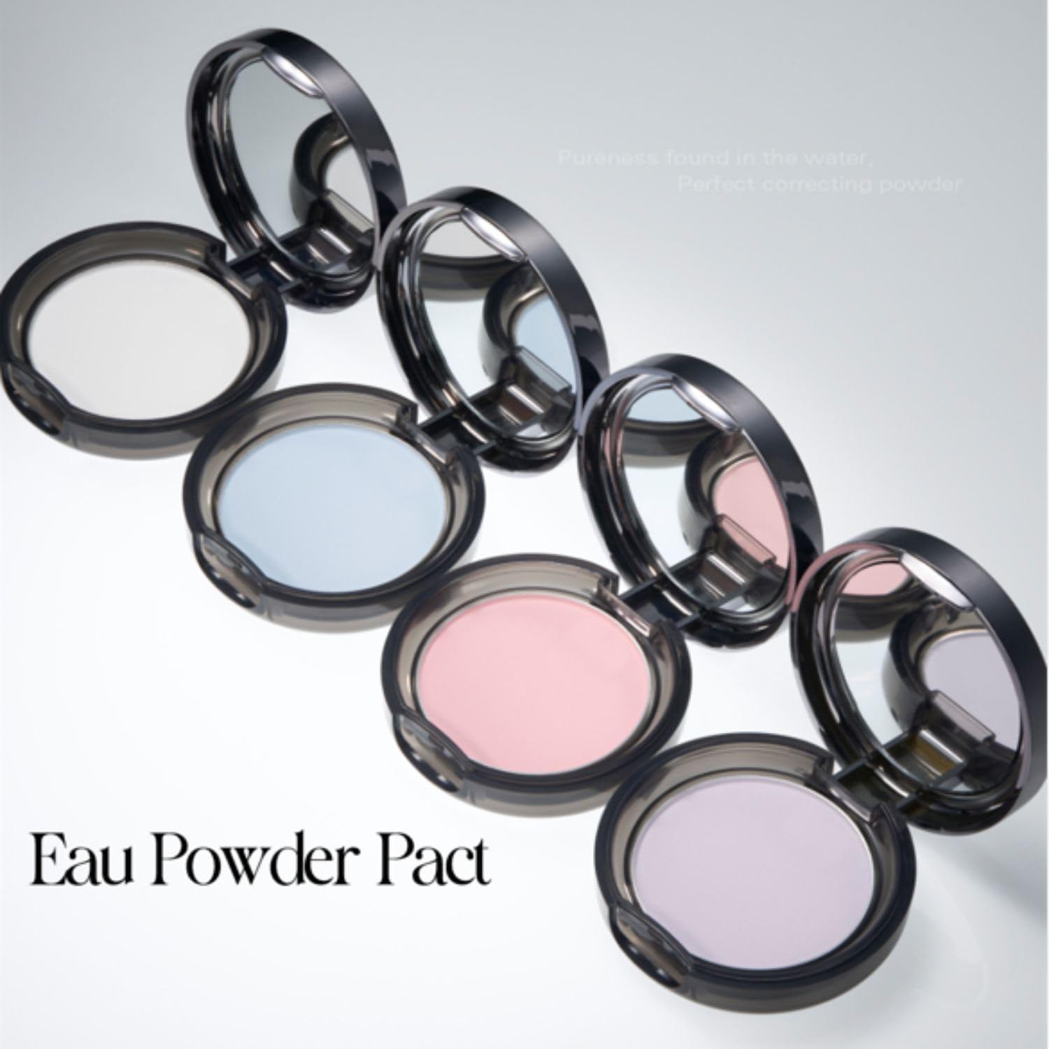 BBIA EAU Powder Pact - 4 Colors (02 COOL BLUE, Pack of 1) image number 6