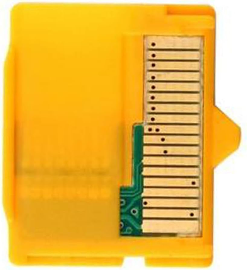 Micro to Card Adapter - to Insert Adapter for Olympus Cameras - Yellow - Supports up to 8Gb Microsdhc Cards